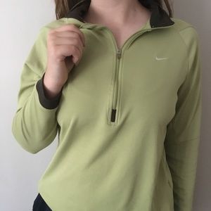 Olive Green Nike Quarterzip